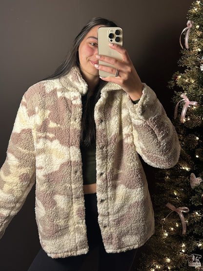 Neutral Camo Sherpa