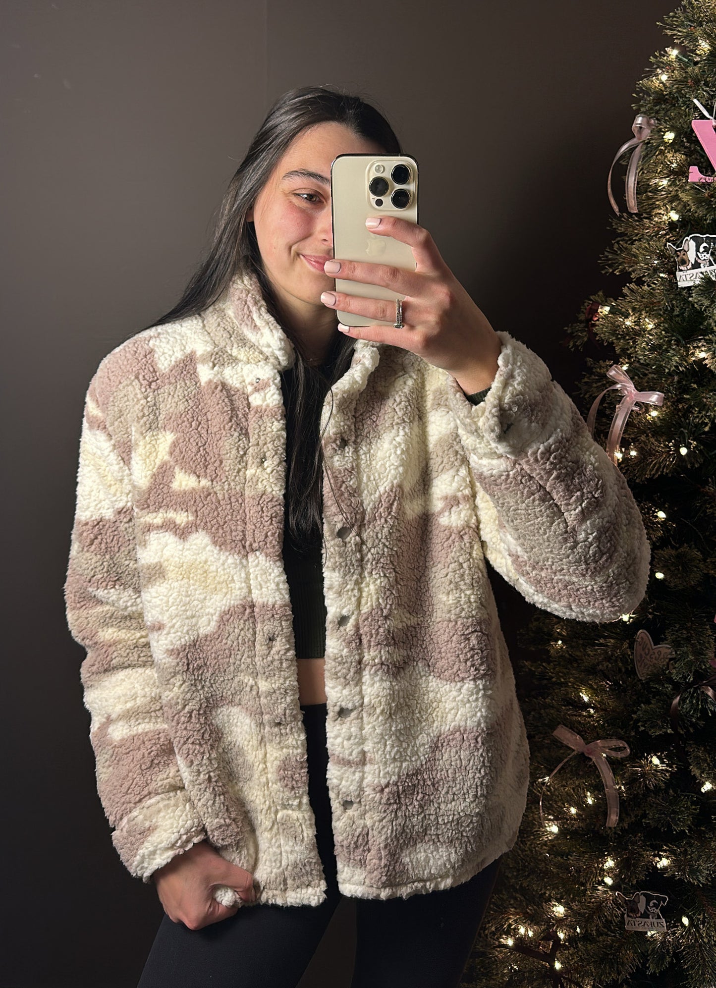 Neutral Camo Sherpa