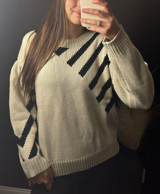 Zebra Cake Sweater