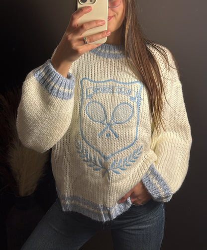 Sports Club Sweater - Baby Blue