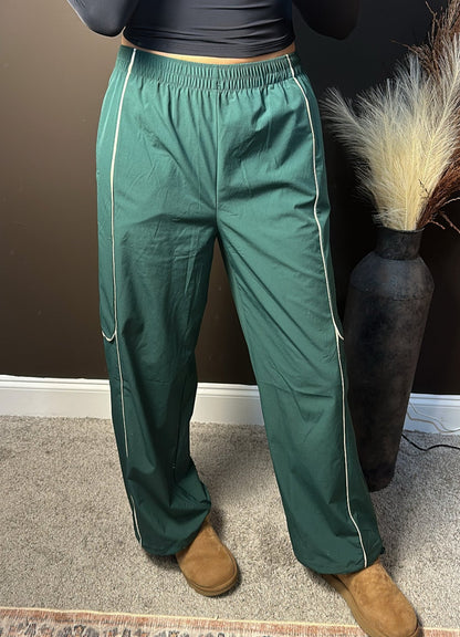 Windy Track Pants - Forest Green