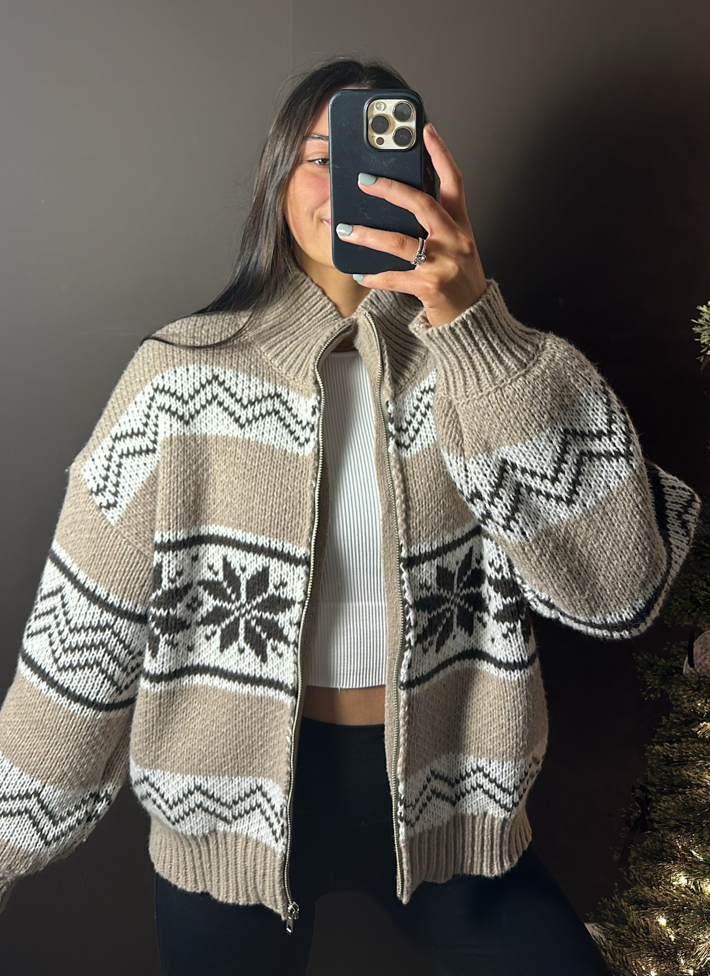 Ski Lodge Sweater Jacket