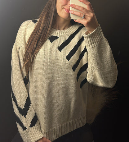 Zebra Cake Sweater