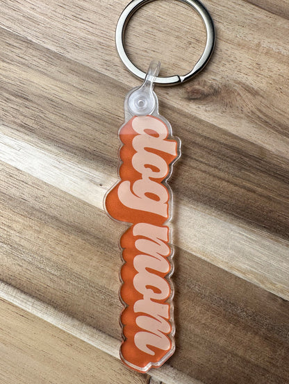 Dog Mom Keychain