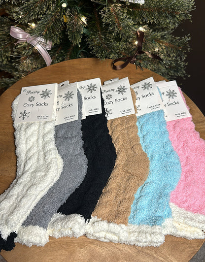 Cozy Cabin Socks- Two Tone