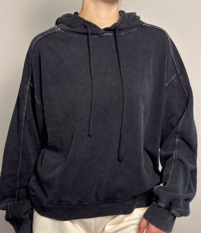 Basic Seam Hoodie - Charcoal *RESTOCK*