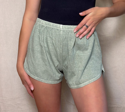 Lightweight Washed Lounge Shorts