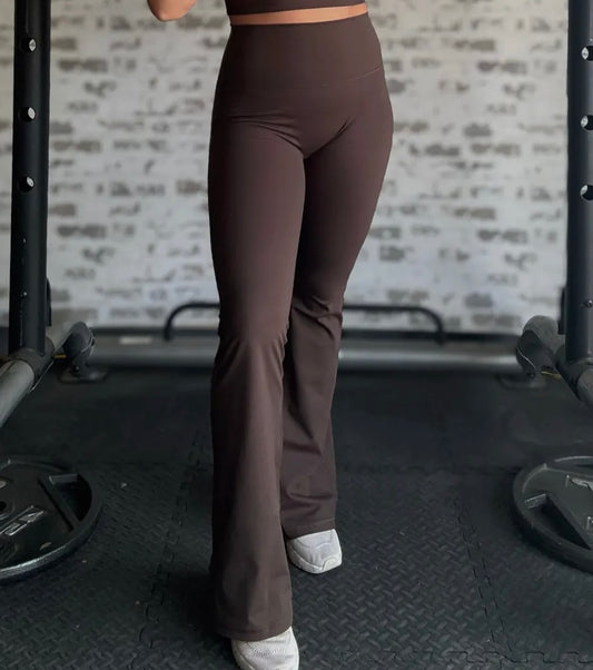 Pro Flare Leggings - Brown